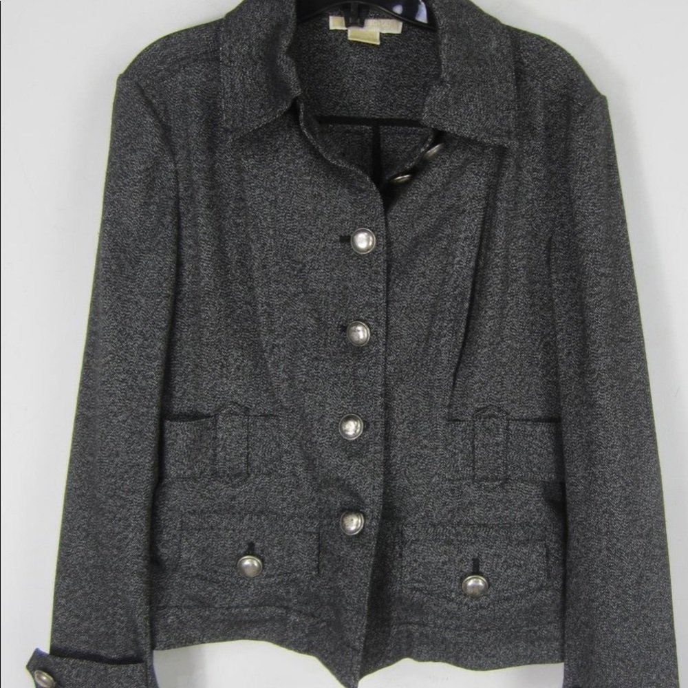 Michael Kors Grey & Black Jacket Sz. M